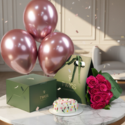 Bold in Pink Celebration Birthday Bundle on Marble Table