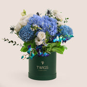 Luxe Blue Flower Arrangement