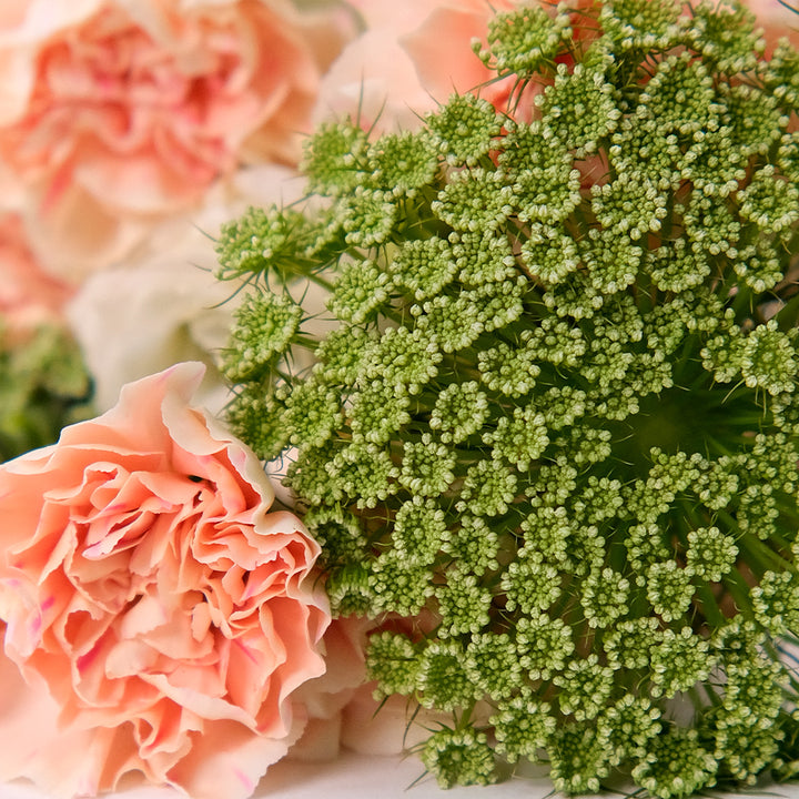 GIRL POWER FLOWER ARRANGEMENT IN A BUNCH BAG