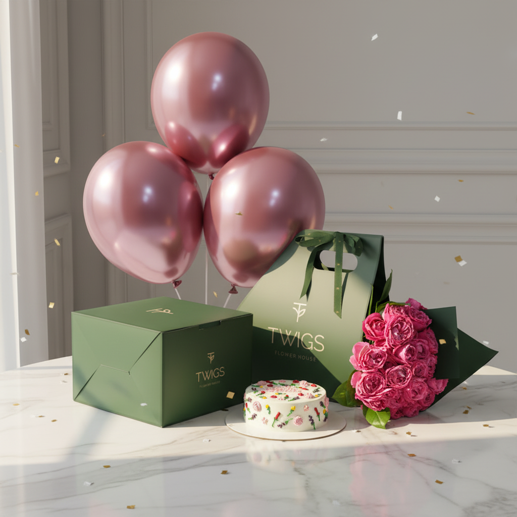 Juliet Cerise Celebration Set Scene