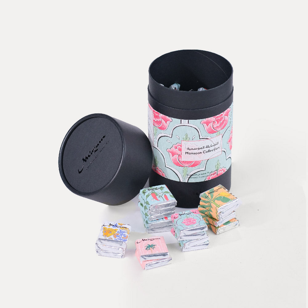 Rose & Pistachio Monsoon White Chocolate Box (75 bites)