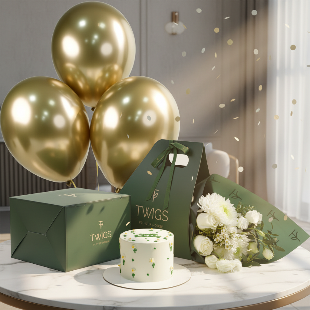 Pure Celebration Birthday Bundle on Marble Table