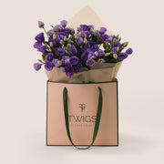 Purple Grace – Bag of Purple Lisianthus Flowers