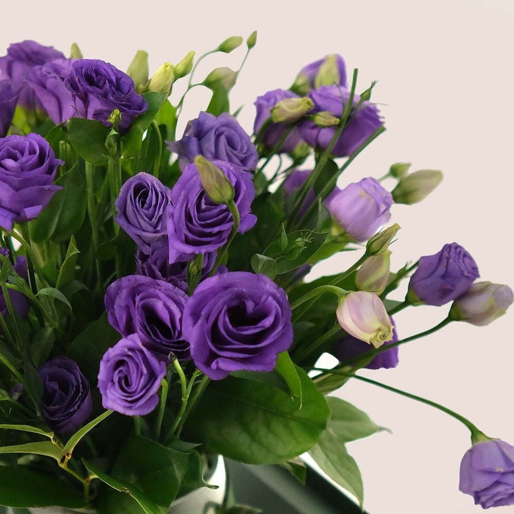 Purple Charm – A Delicate Arrangement of Grace and Elegance