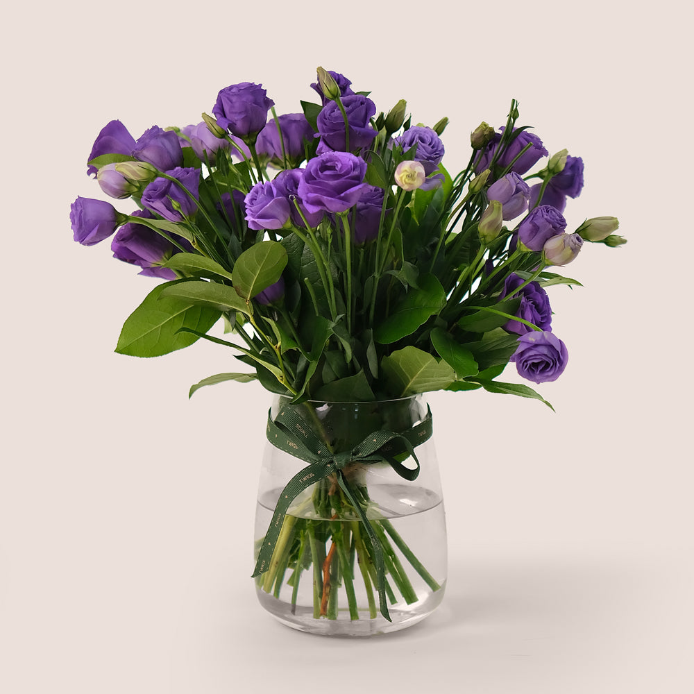 Purple Charm – A Delicate Arrangement of Grace and Elegance