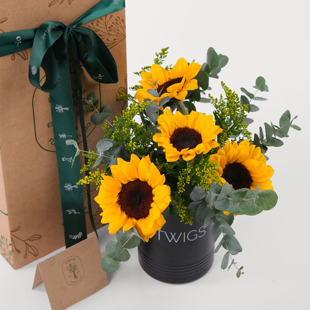 Sunflower Flowers DIY Box