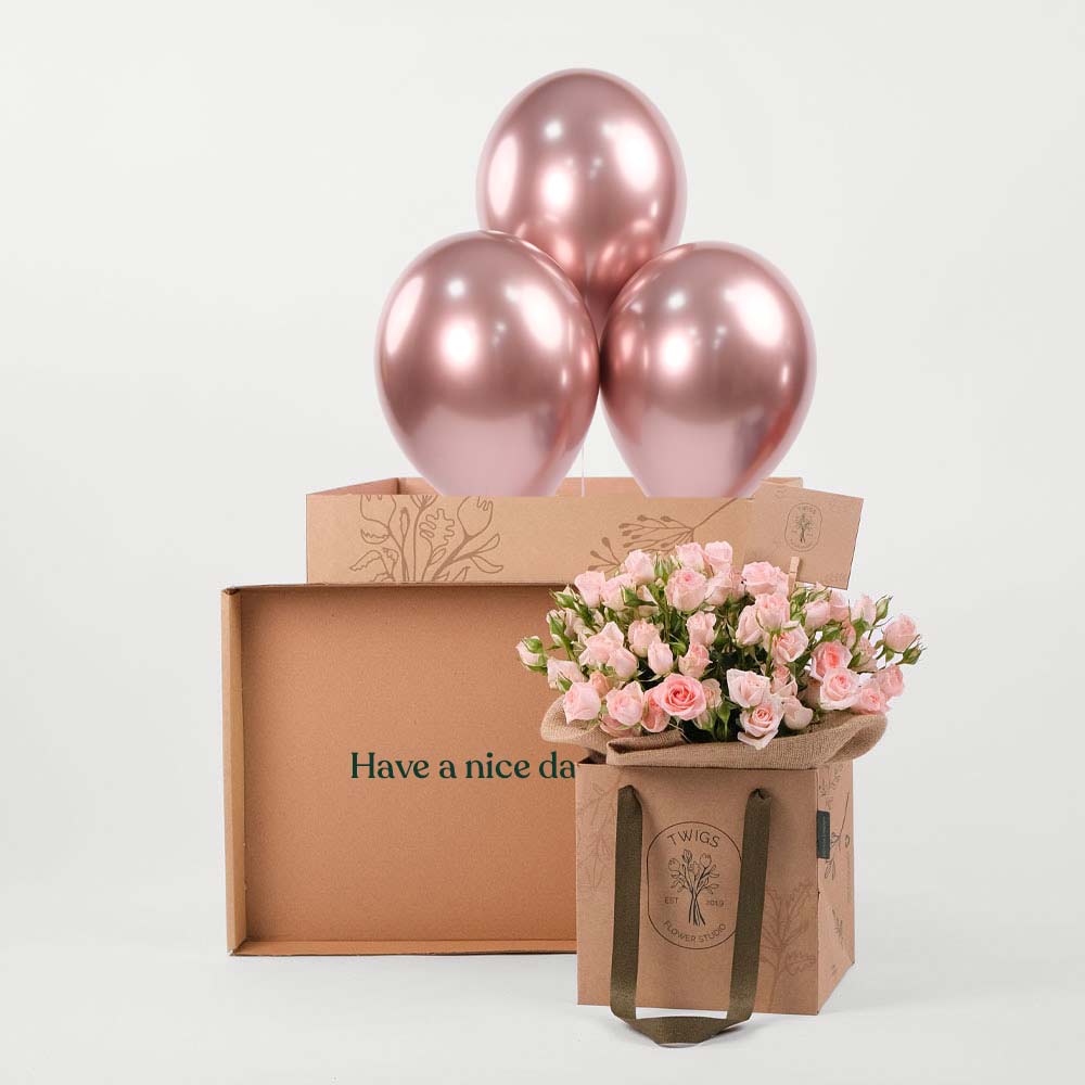 Sweet Sara Spray Rose Surprise Box
