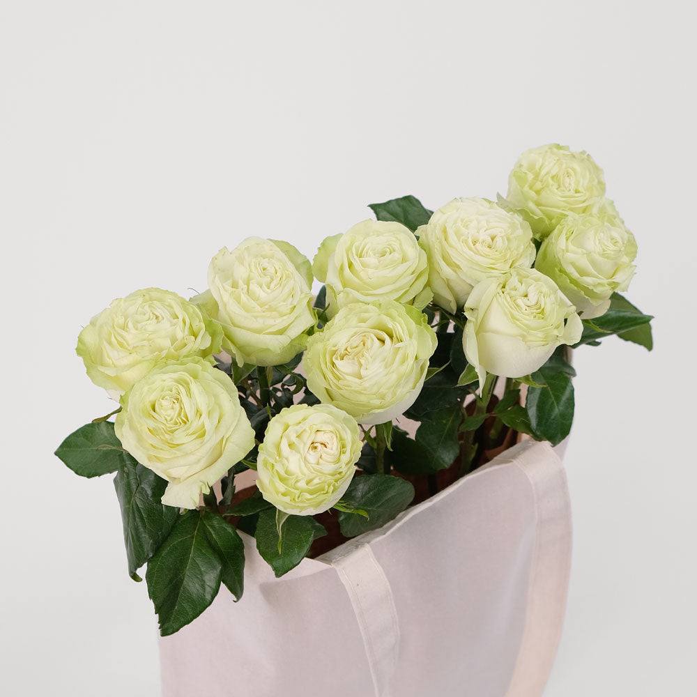 Wasabi Special Rose Flowers Tote Bag