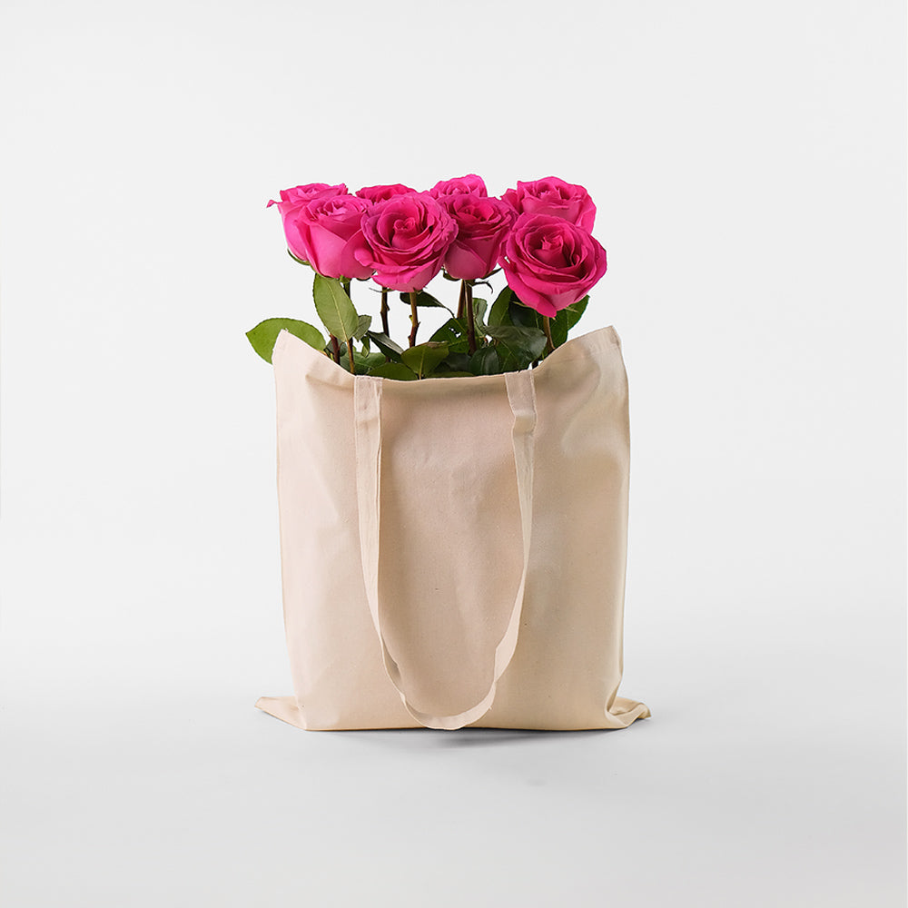 Special pink roses tote bag