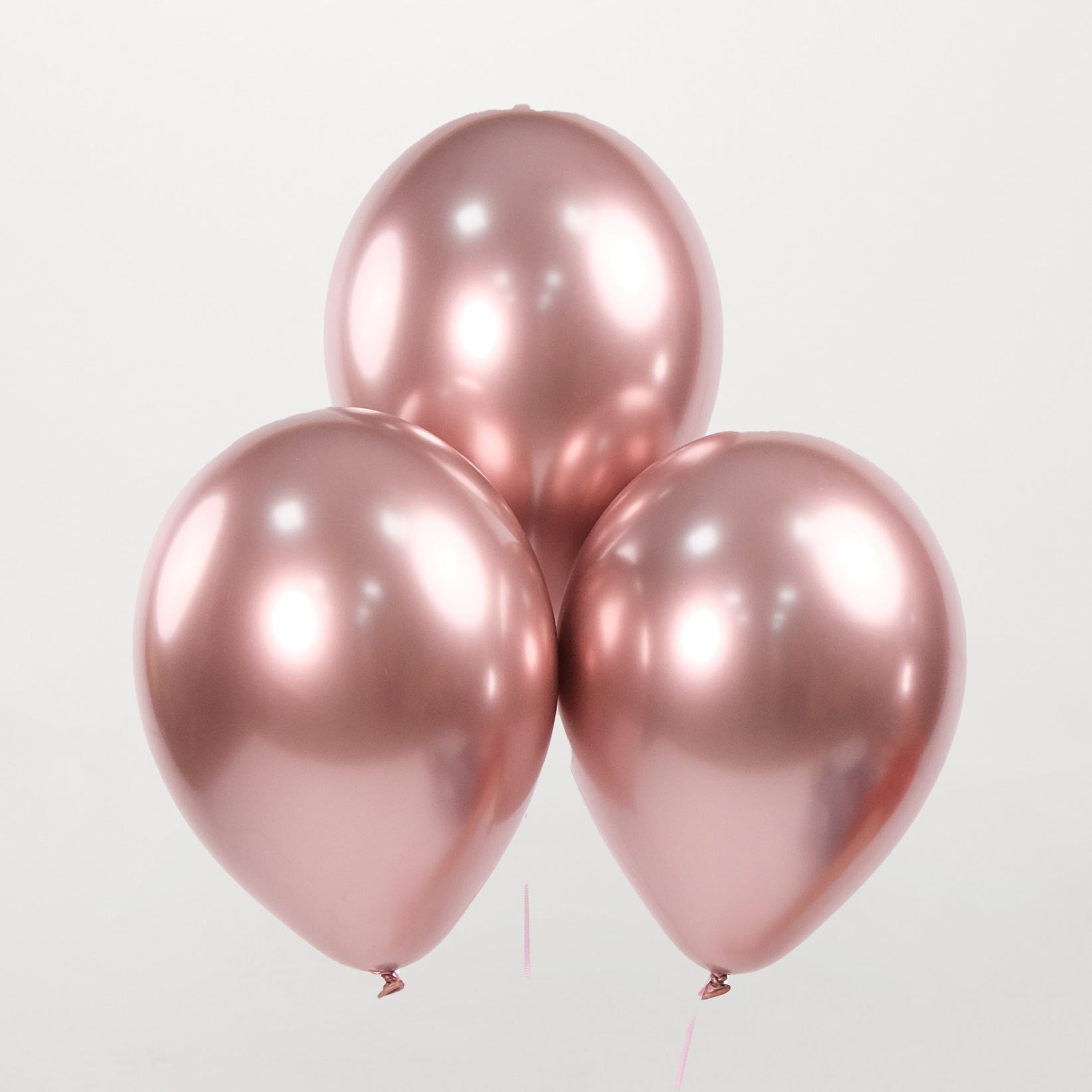 Set of 3 Chrome Balloons – Add-On to Any Flower Arrangement– The Perfect Festive Add-On to Your Flowers