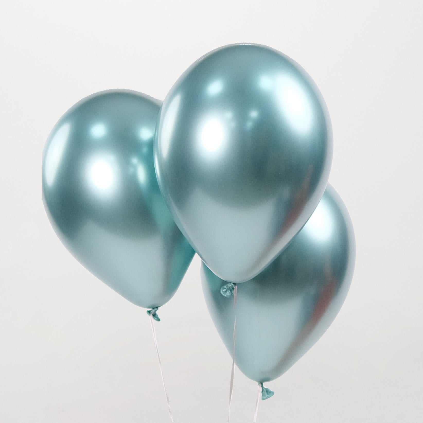 Set of 3 Chrome Balloons – Add-On to Any Flower Arrangement– The Perfect Festive Add-On to Your Flowers