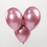 Set of 3 Chrome Balloons – Add-On to Any Flower Arrangement– The Perfect Festive Add-On to Your Flowers